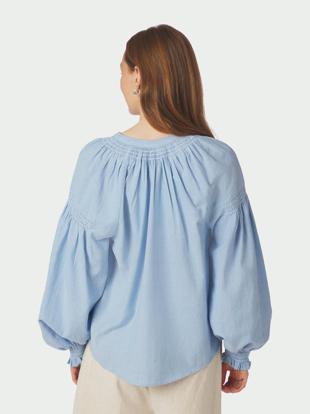 Celise Chambray Blouse