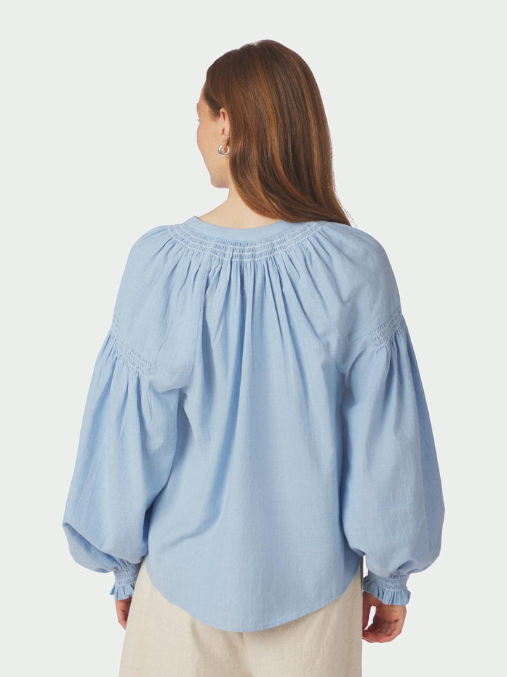 Celise Chambray Blouse