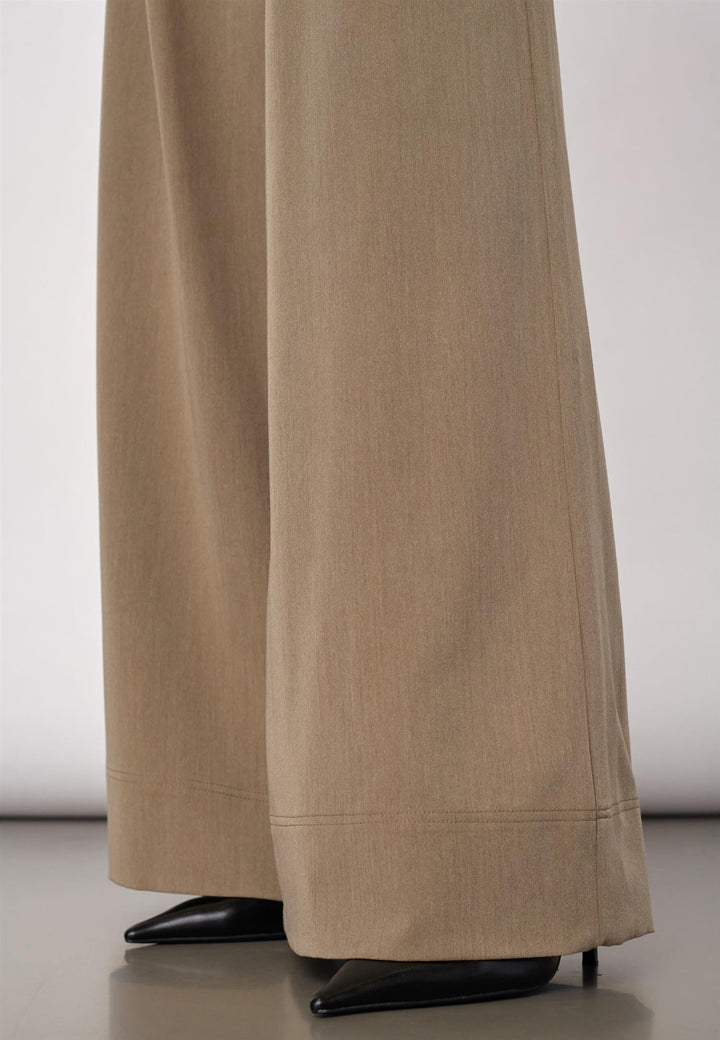 Melva pleat pant faded khaki
