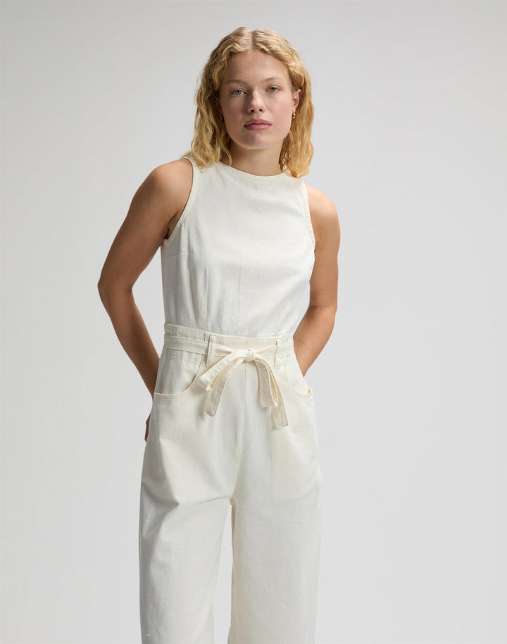Loose Boatneck Jumpsuit