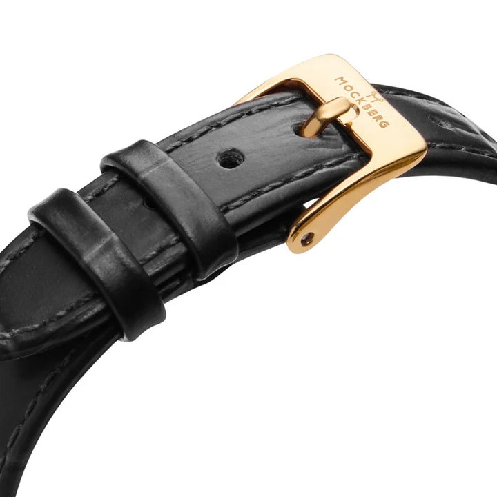Timeless Black Leather 19x28 mm