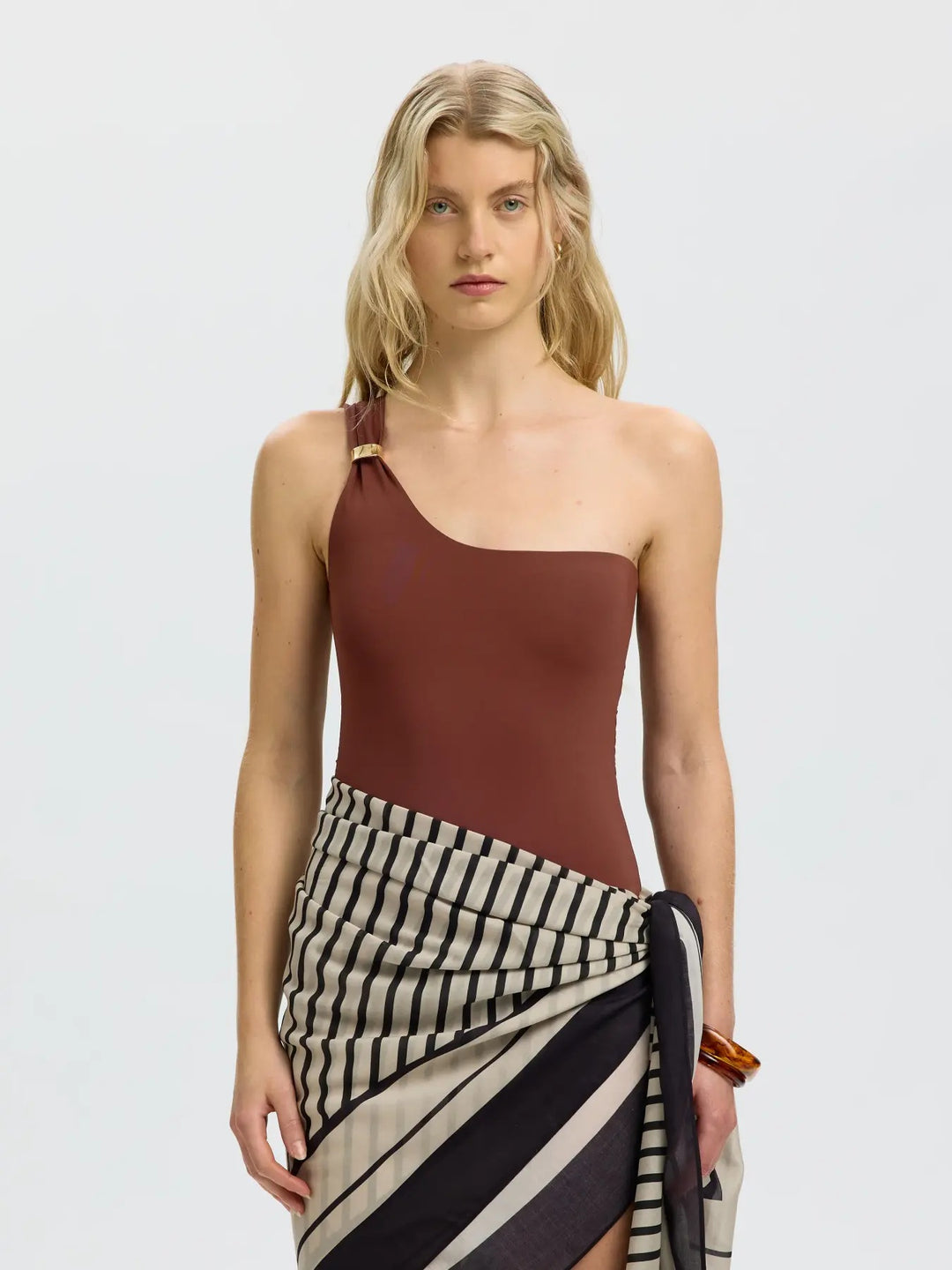 Bari One Shoulder Swimsuit