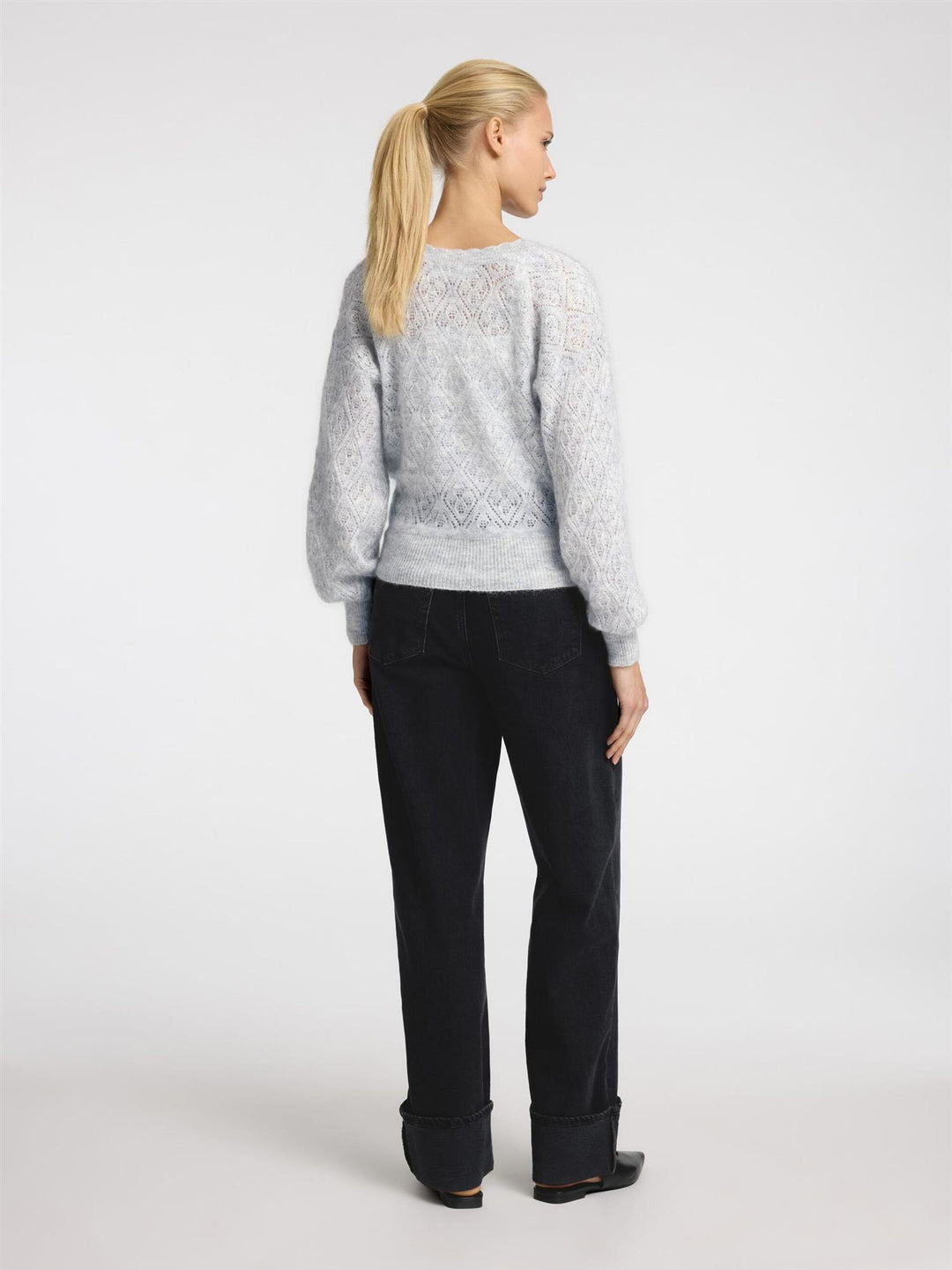 Juliet LS Wrap V-Neck Knit