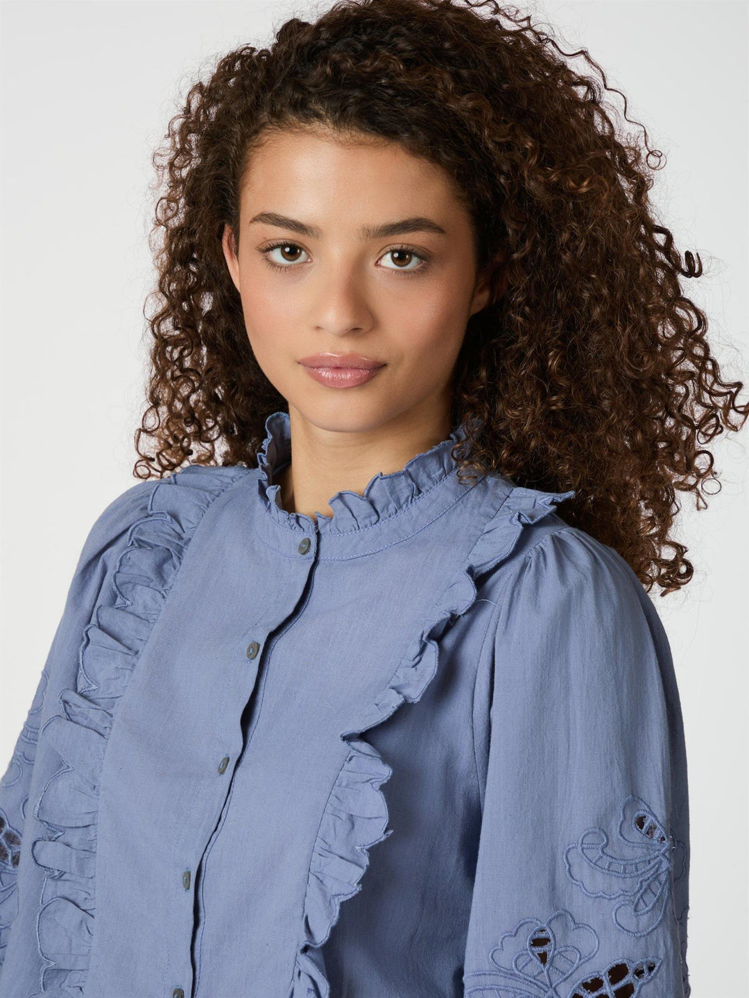 Petrine Embroidery Blouse