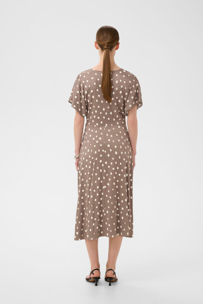 Henri Fitted Kjole, brown