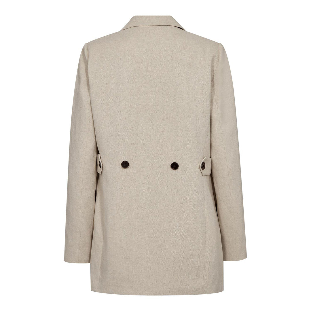 LeenaCC Linen Fitted Blazer