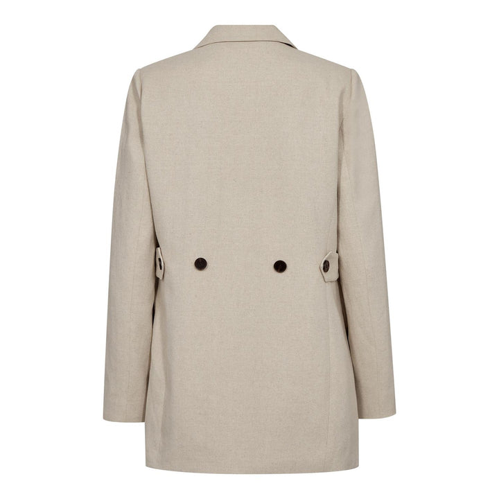 LeenaCC Linen Fitted Blazer