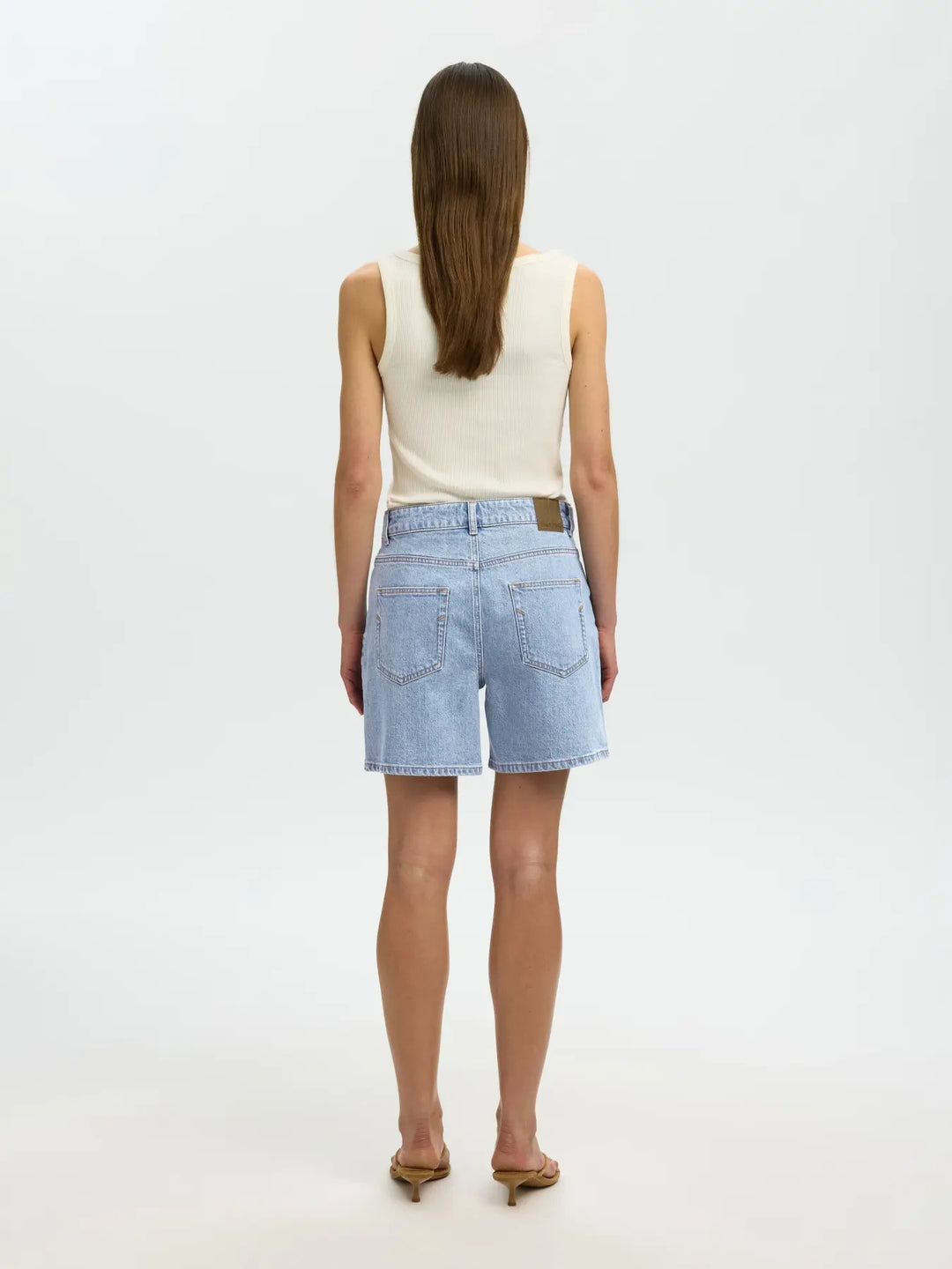 Krista Light Blue Denim Shorts
