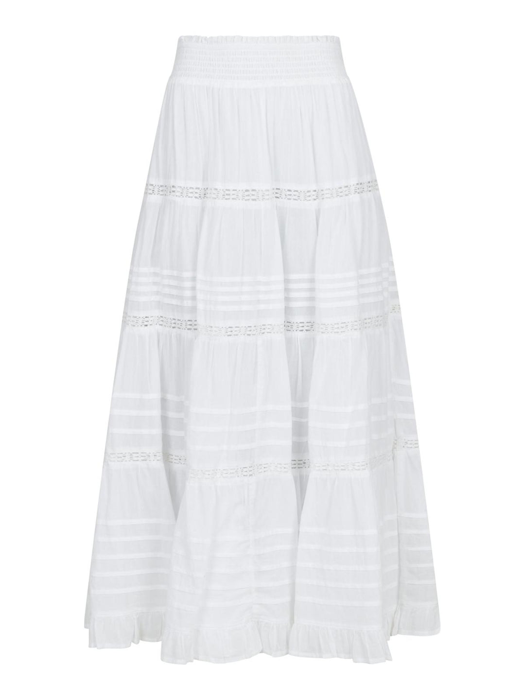 Felicia voile skirt white