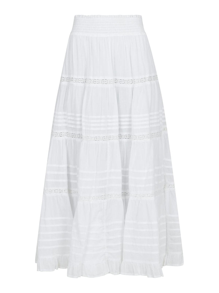 Felicia voile skirt white