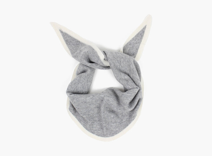 Lara duo wool cashmere triangle grey