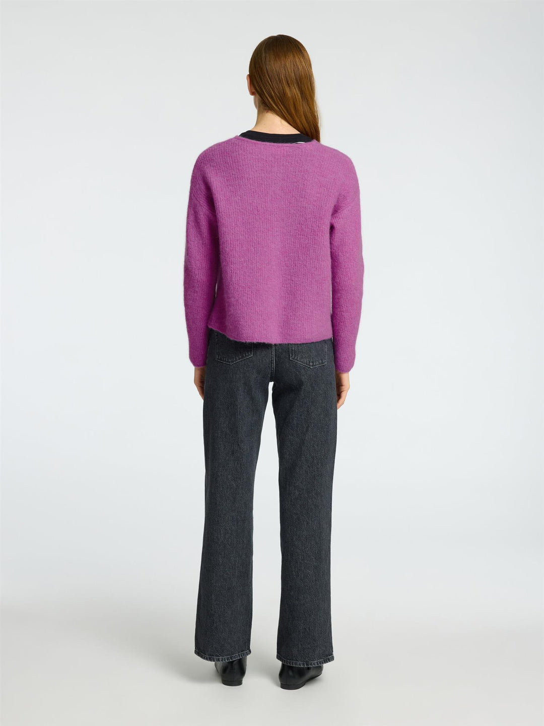 SIA RAS  LS KNIT O-NECK CARDIGAN