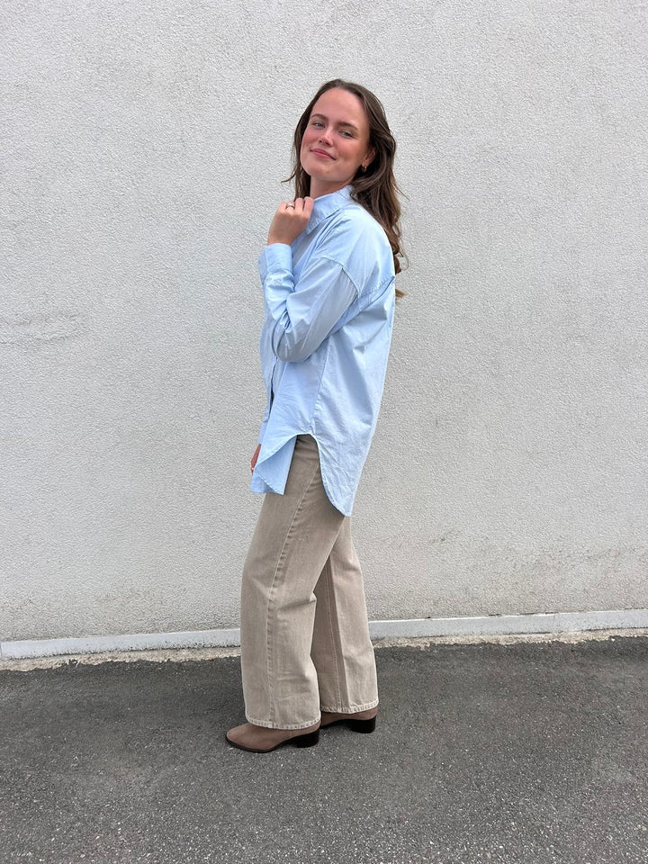 the boxy shirt cashmere blue