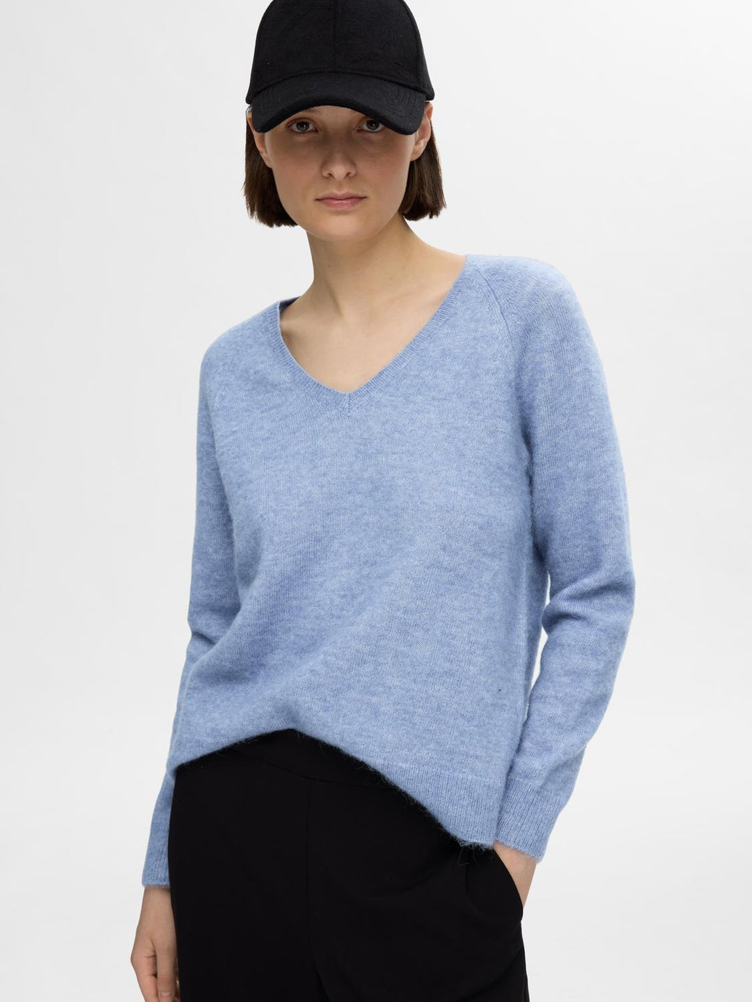 Lulu New LS Knit V-Neck