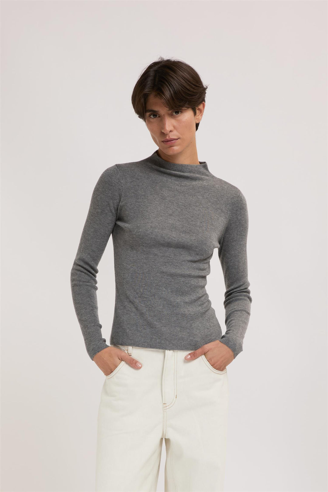 Maglia pullover grigio