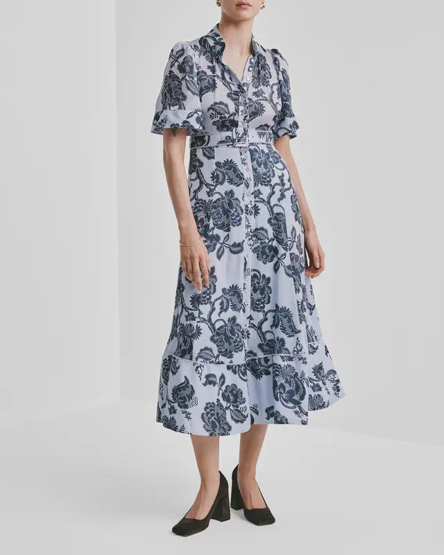 Organza Midi Dress