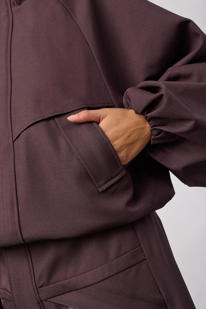Luna jacket bison