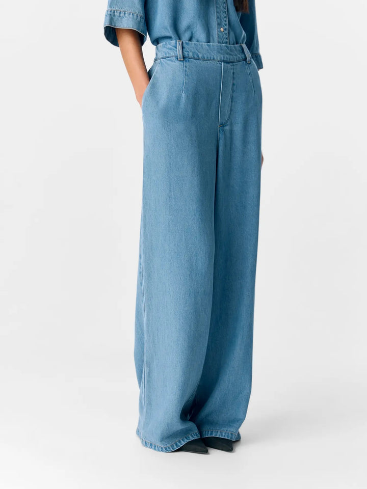 FRAME LISA WIDE MW PANT NOOS