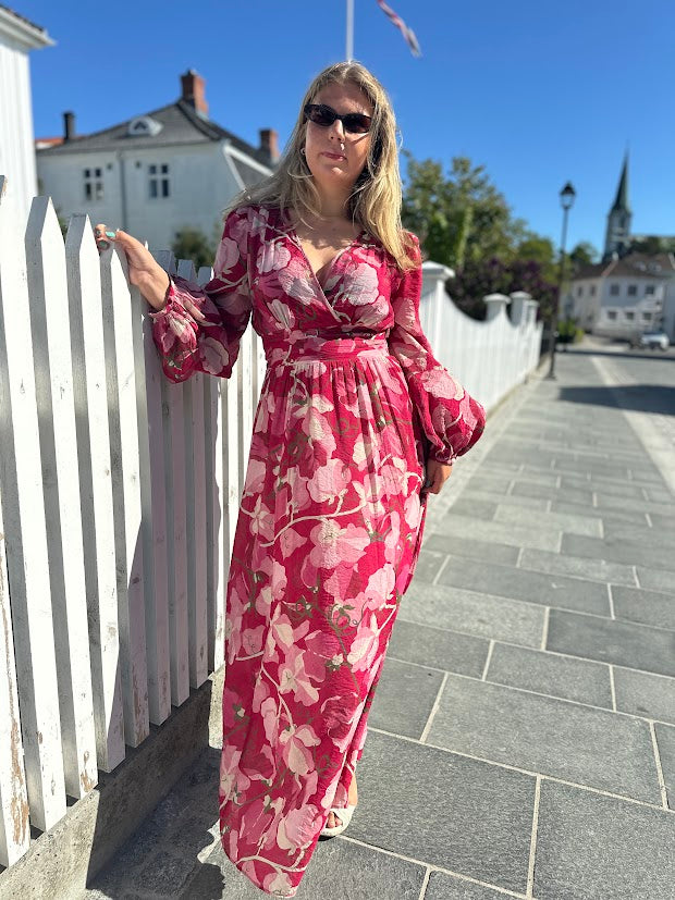 Viscose V- Neck Dress