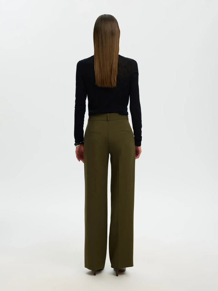 rita wide pant green
