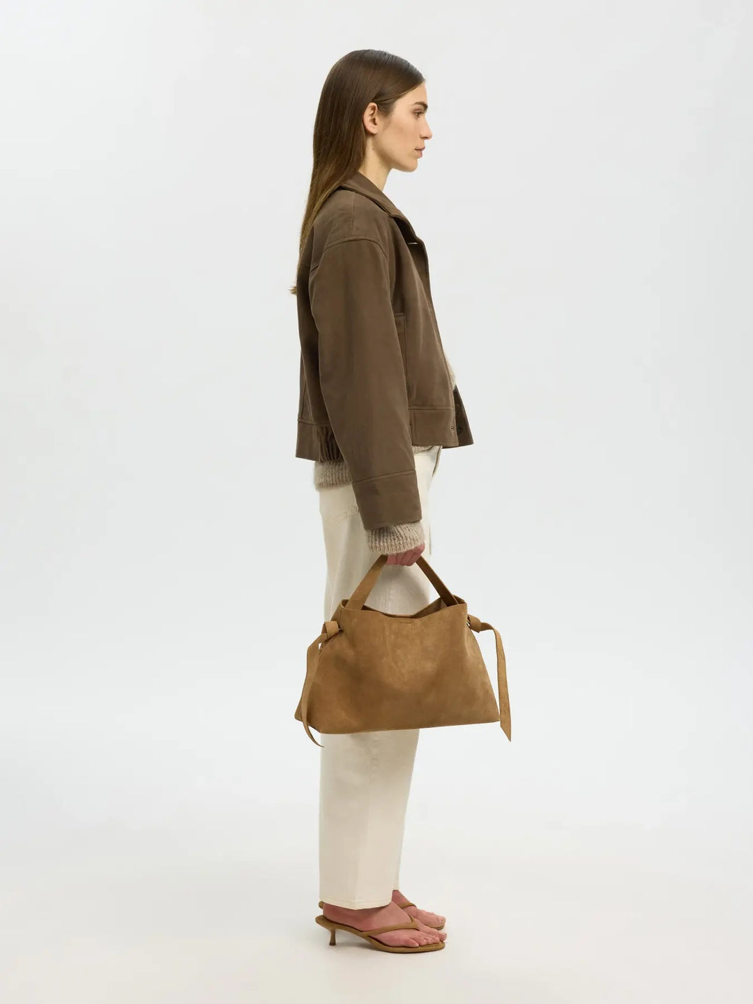 Stella Medium Suede Bag