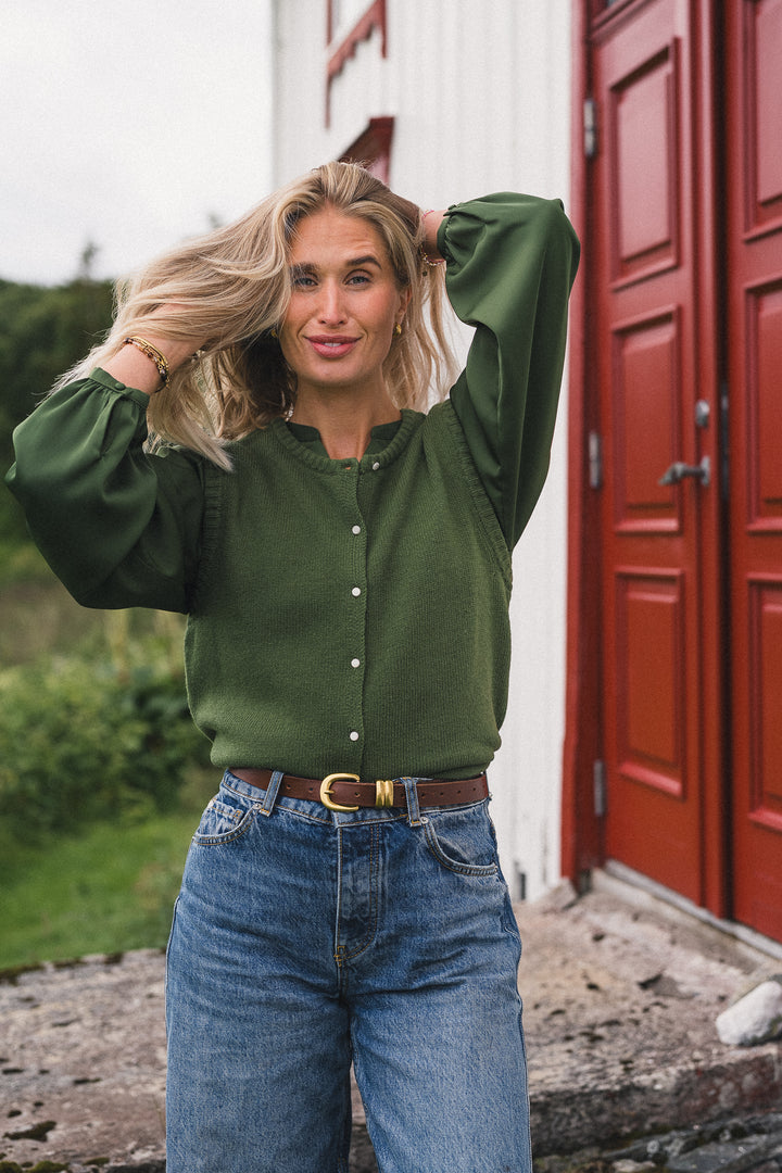 Emma vest chive