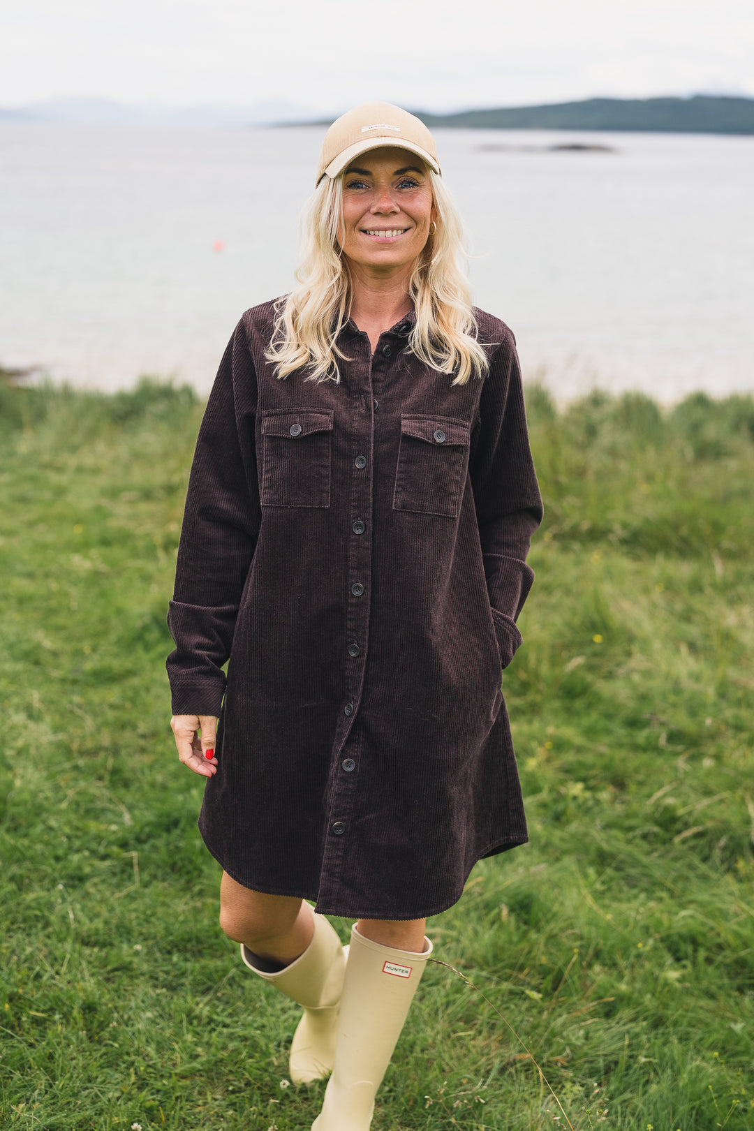Ella short shirt dress choko