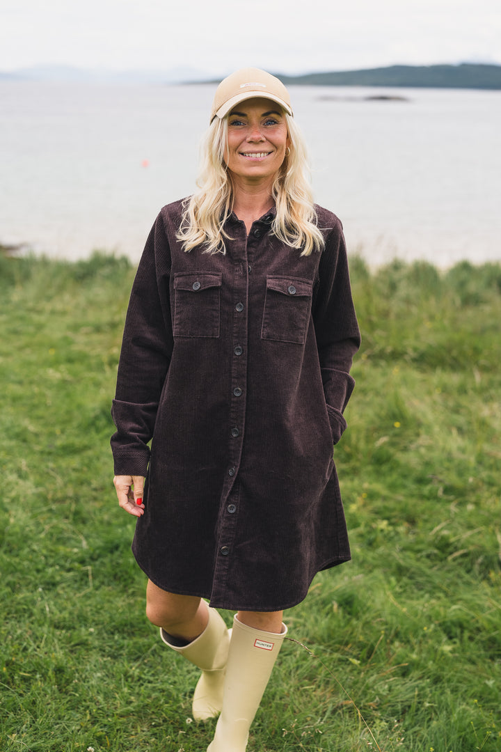 Ella short shirt dress choko
