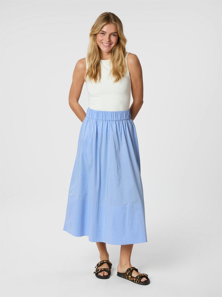 Yara poplin skirt
