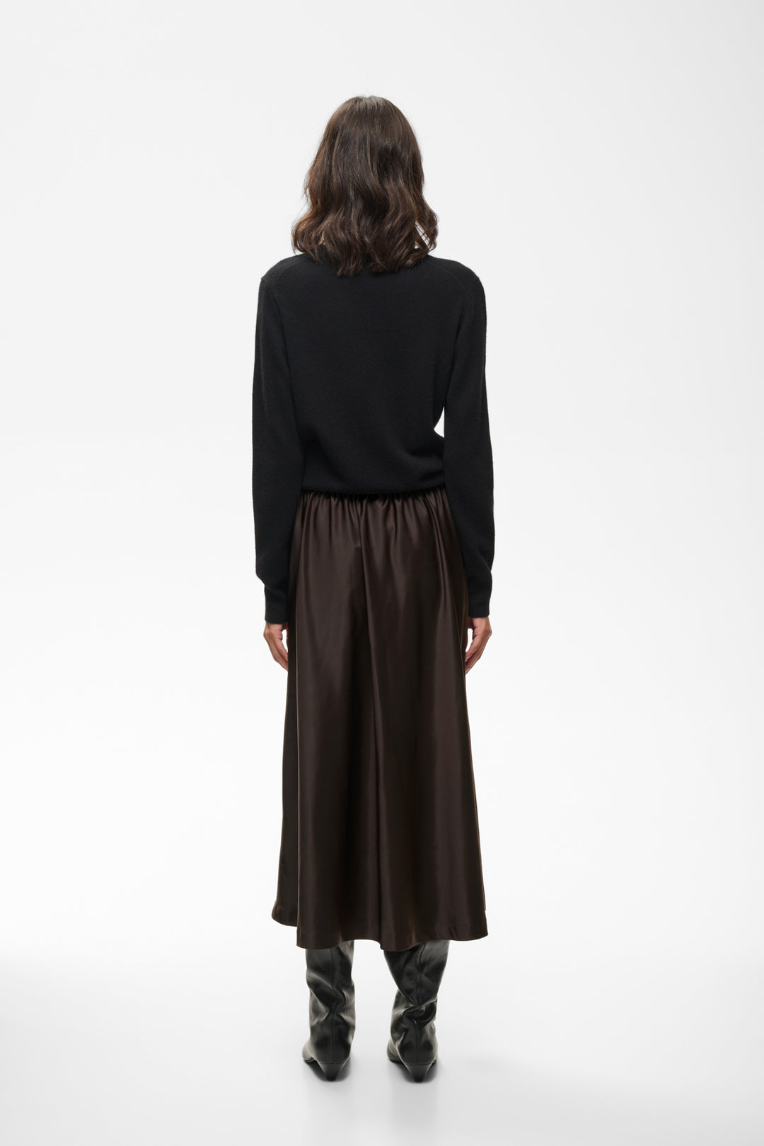 zilky skirt chocolate brown
