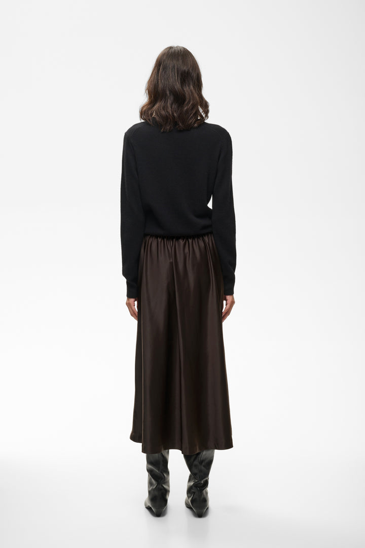 zilky skirt chocolate brown