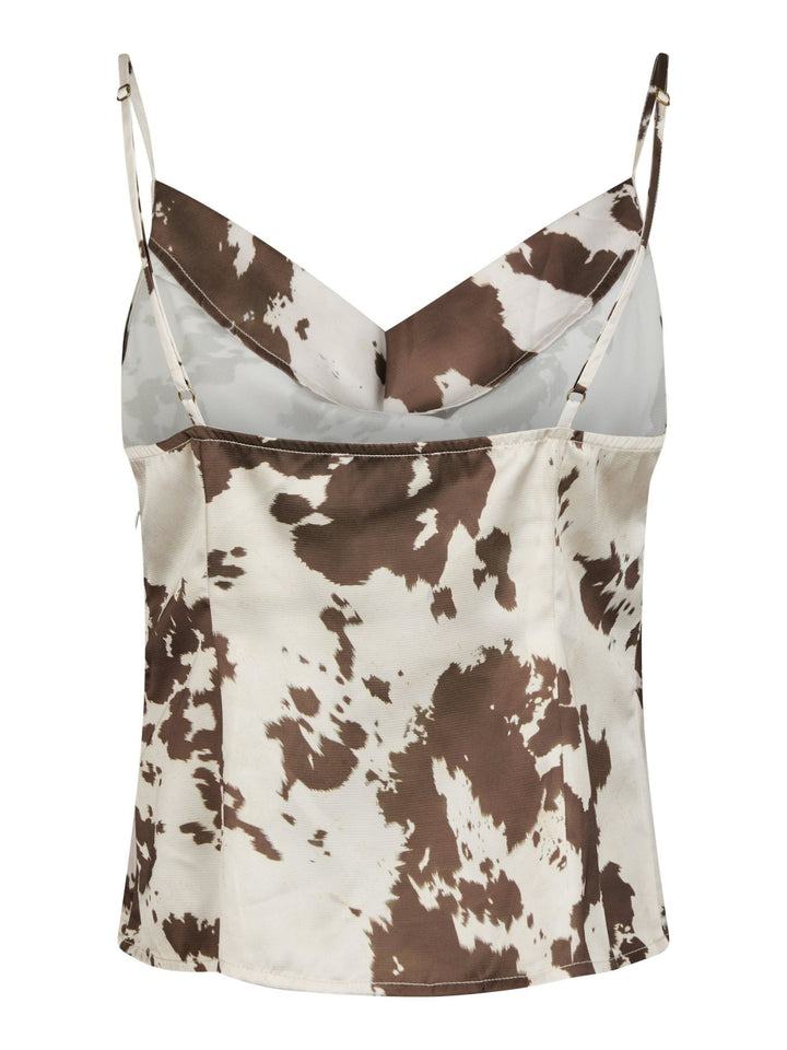 Lindy cow print top