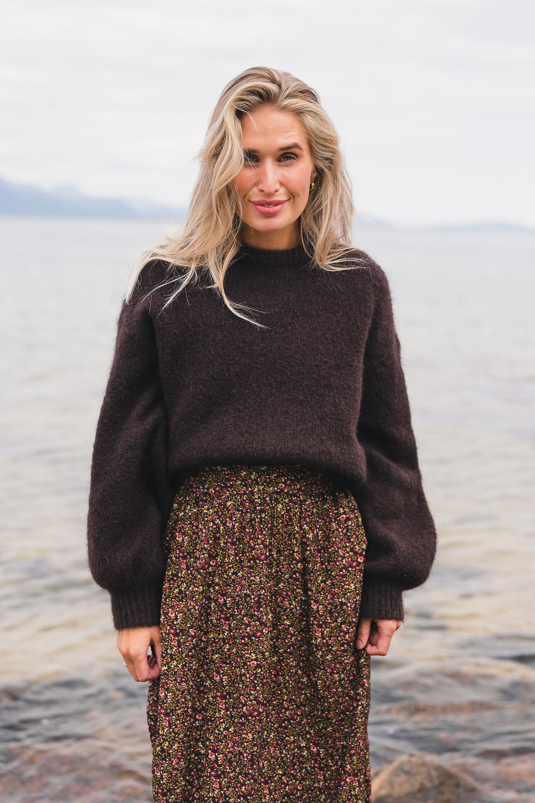 Thea amalie pullover choco