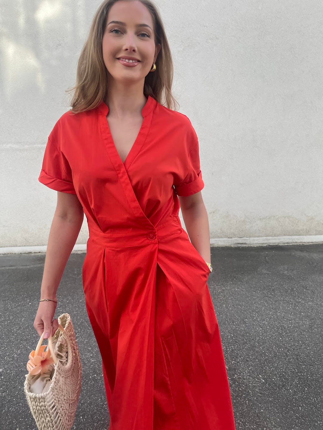 Elara Wrap Dress