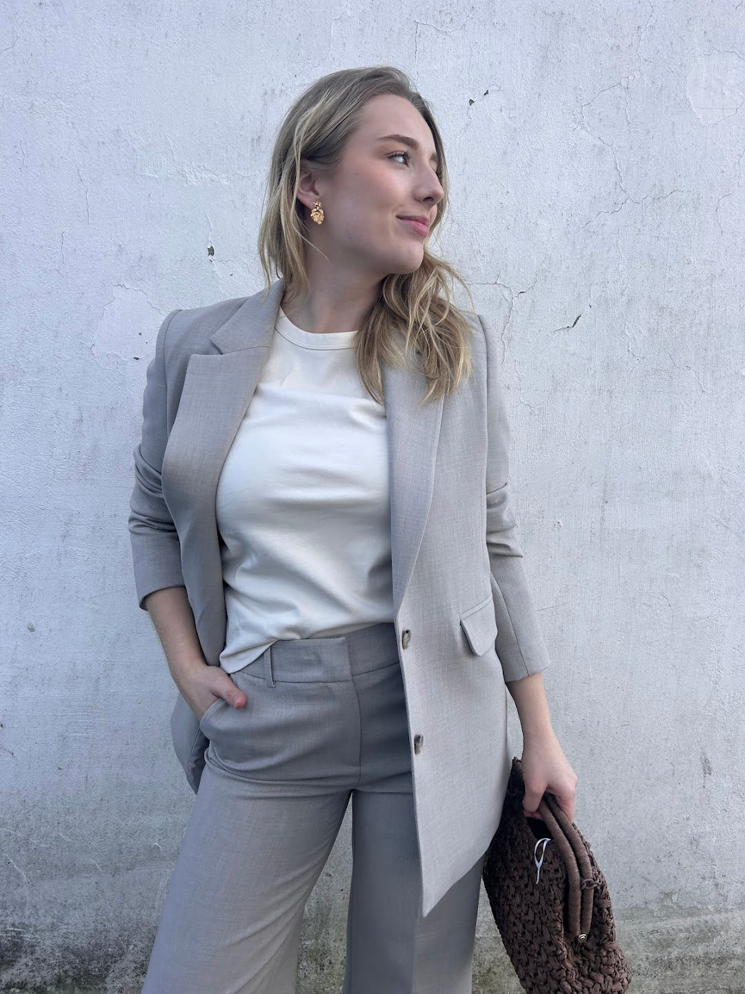 RITA LS RELAXED BLAZER MEL