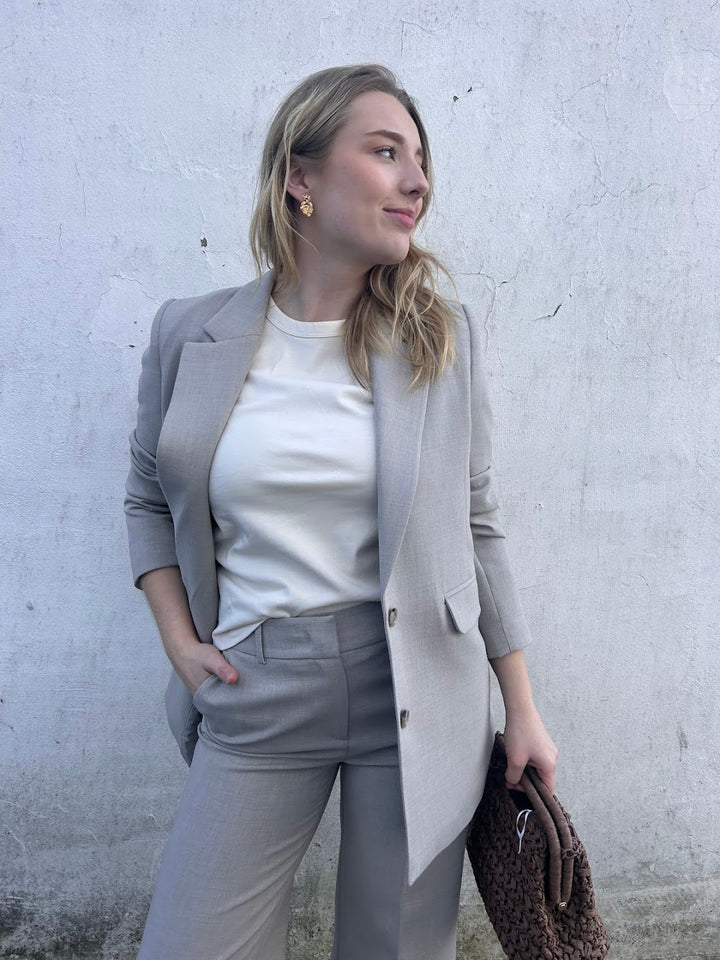 RITA LS RELAXED BLAZER MEL