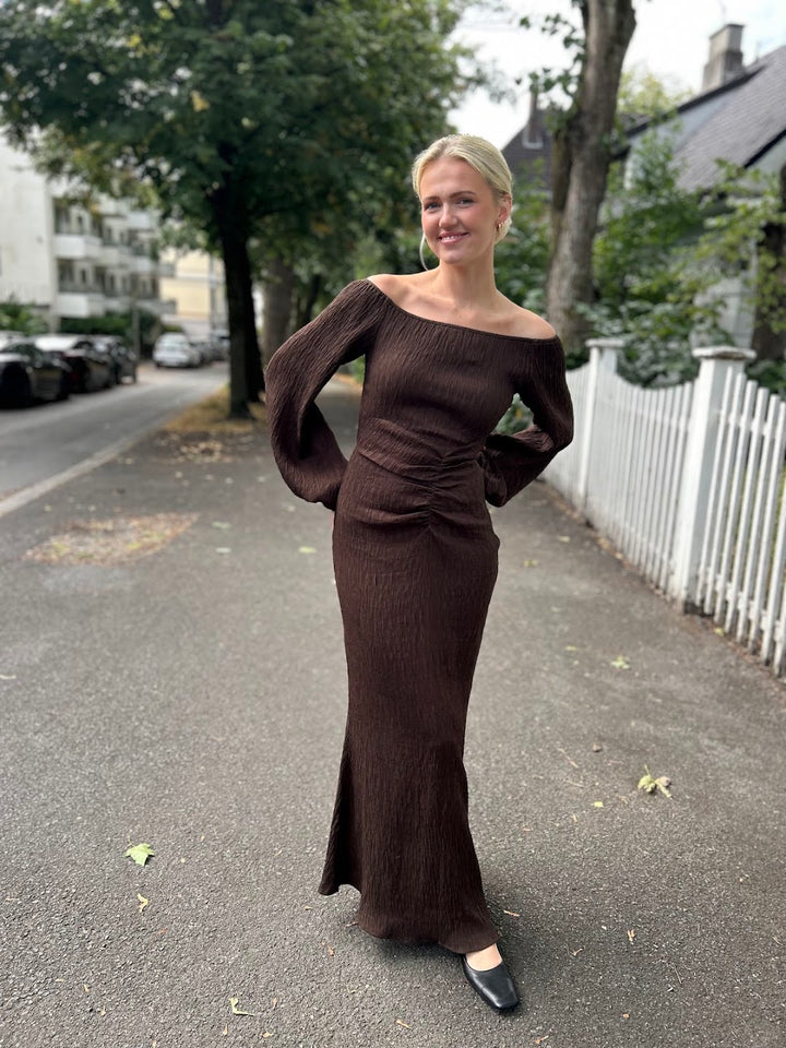 Reno dress brown