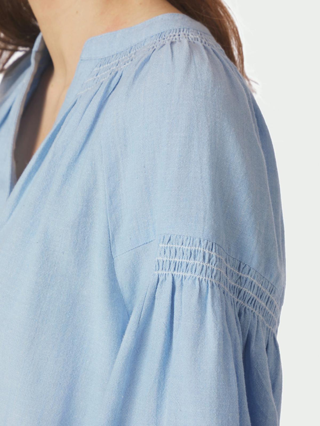 Celise Chambray Blouse