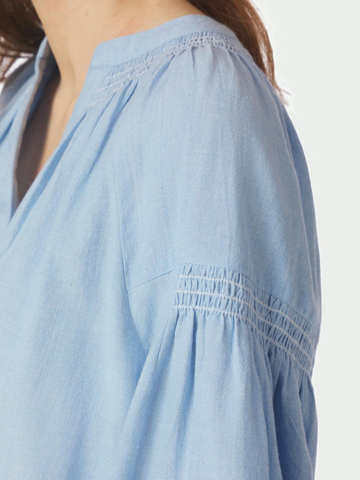 Celise Chambray Blouse