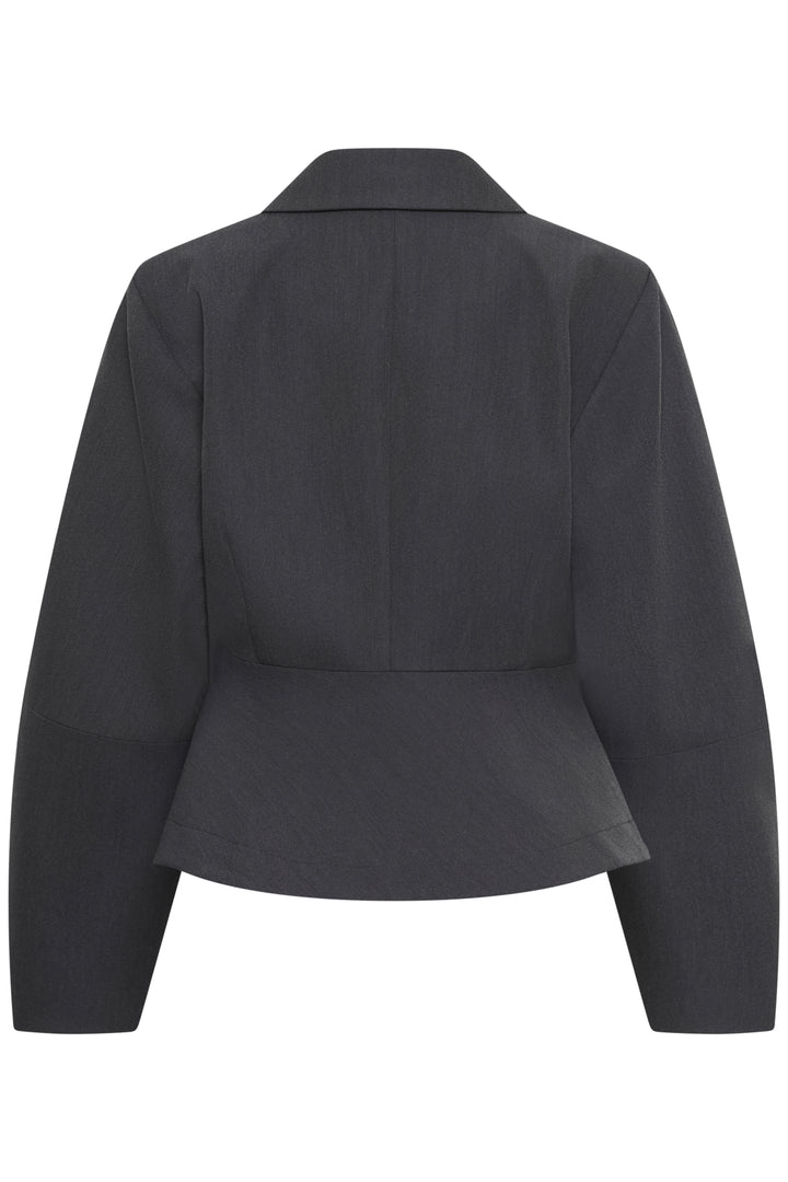 Evie shaped blazer dark grey
