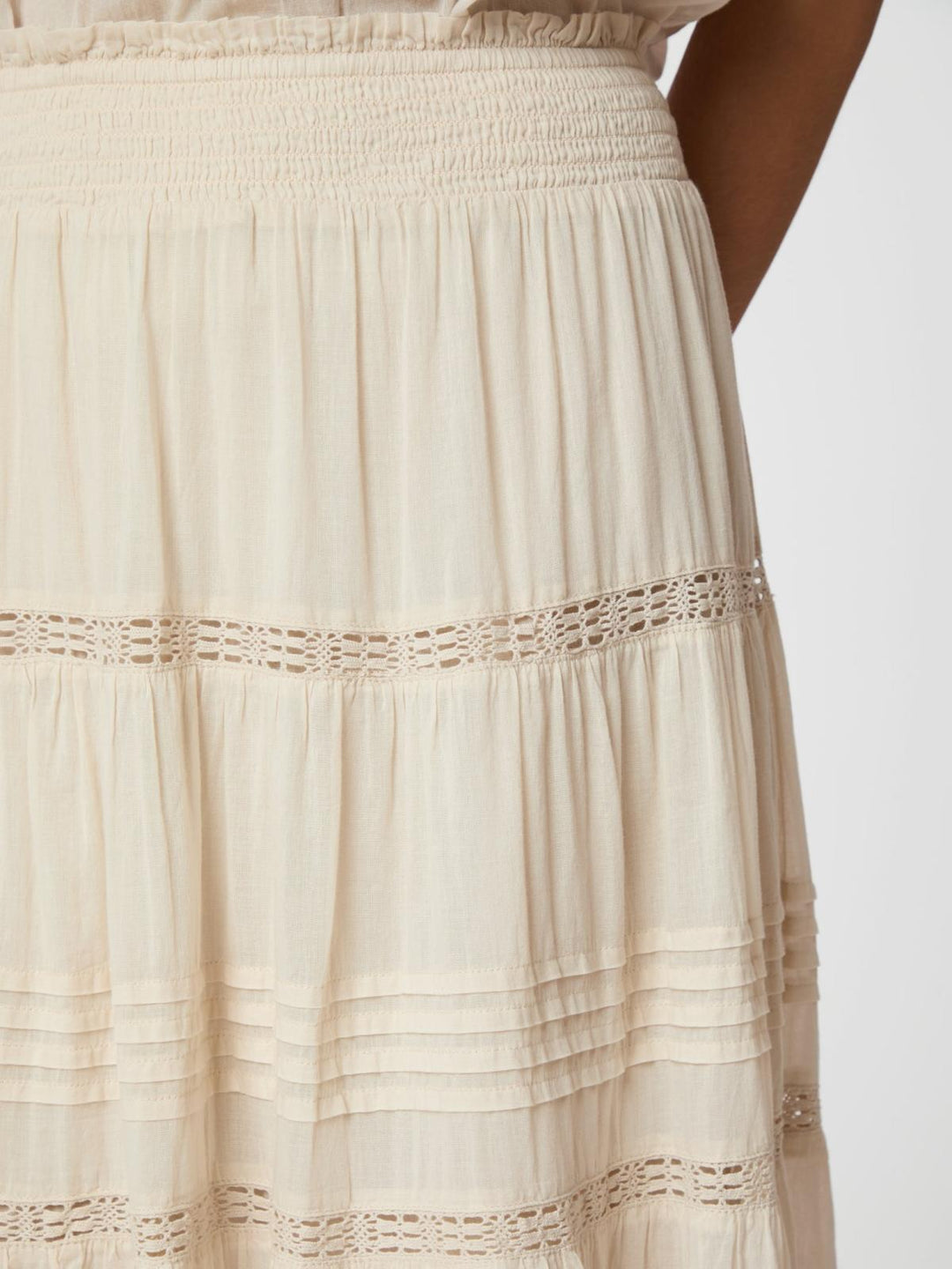 Felicia voile skirt Ivory