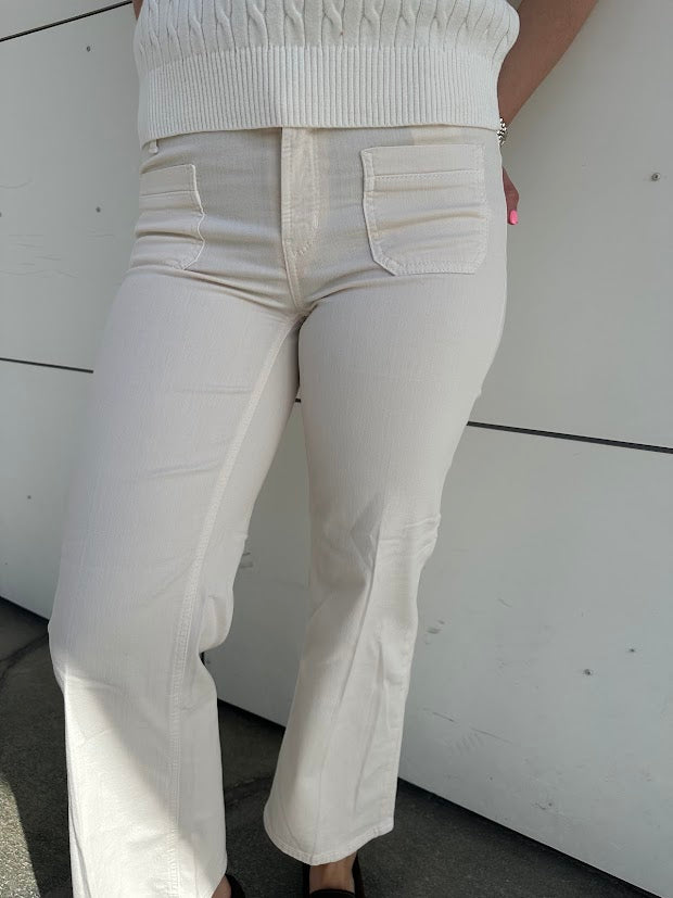 Tess pocket cropped