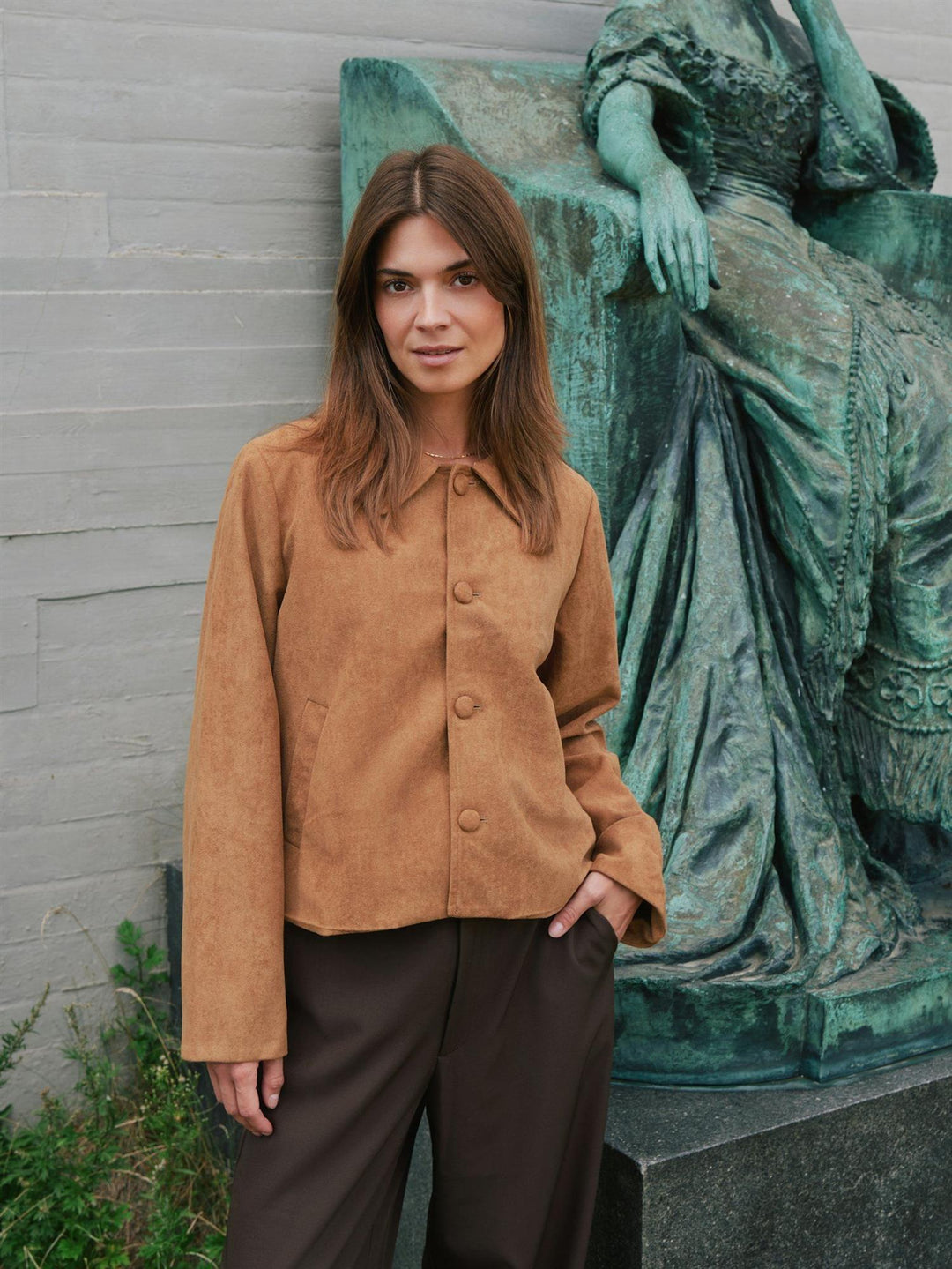 Nilo Faux Suede Jacket