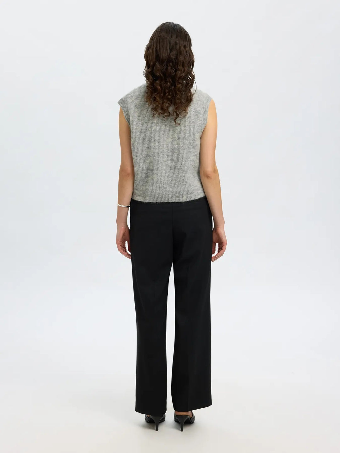 SLFLULU SL BUTTON O-NECK VEST EX