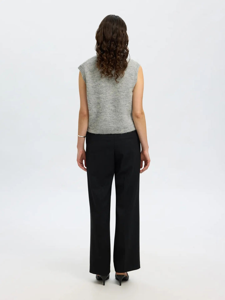 SLFLULU SL BUTTON O-NECK VEST EX