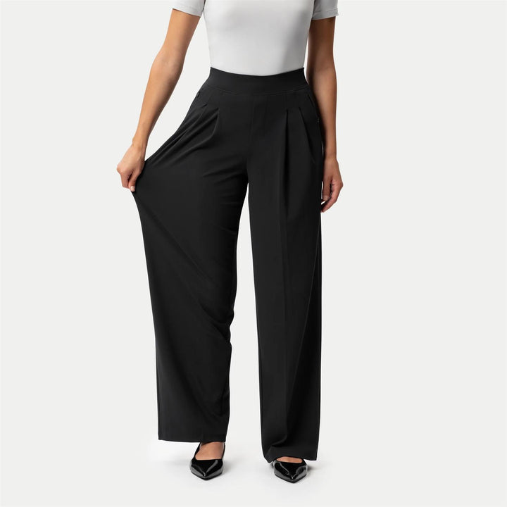 Asana double pleat black