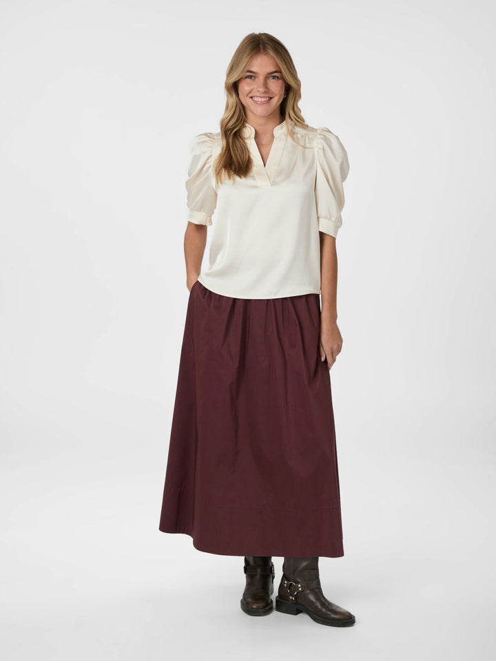 Yara poplin skirt