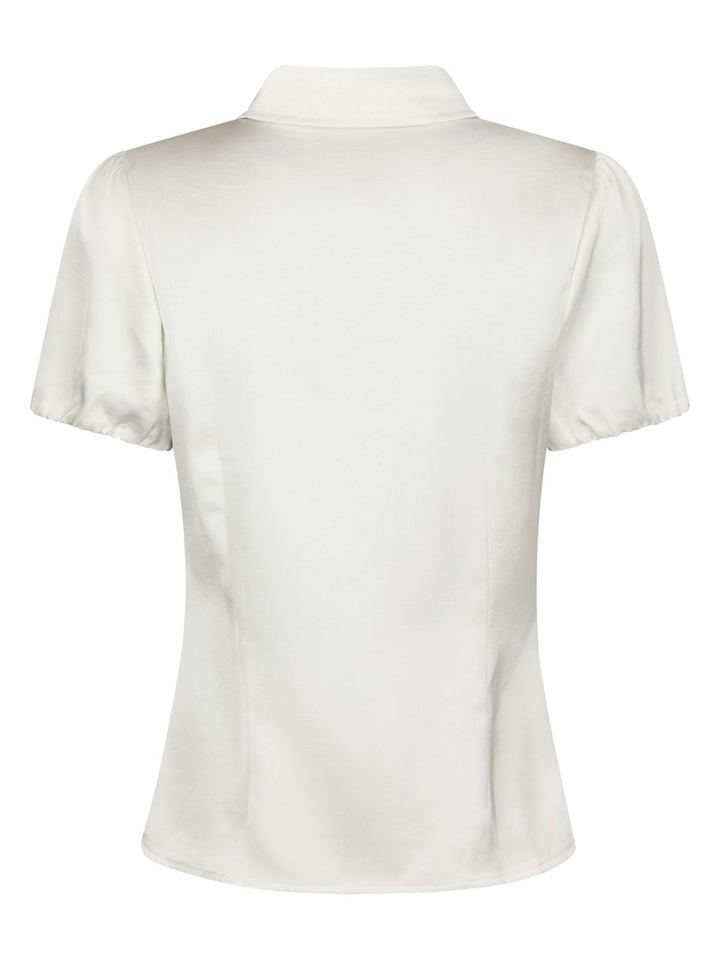 Lyselle heavy sateen shirt pearl