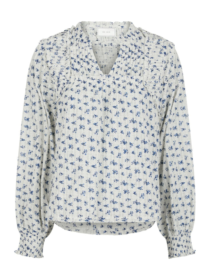 Nipoa Dot Flower Blouse