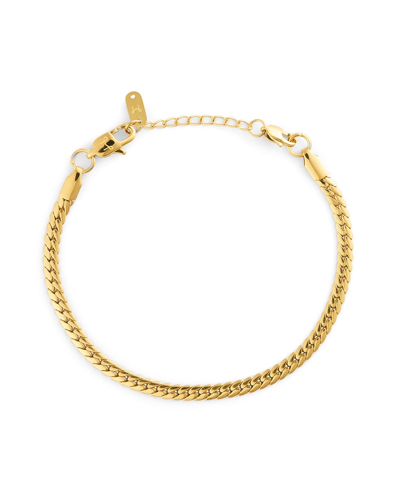 Serpentine Bracelet Gold Medium